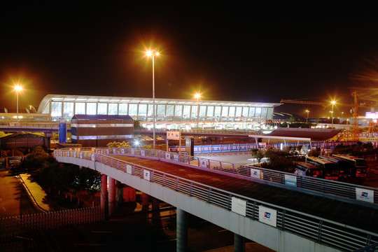 西安咸陽機場夜景