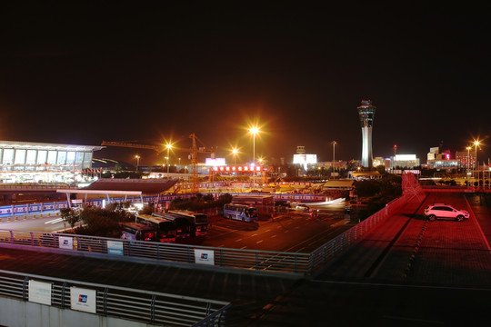 西安咸陽機場夜景
