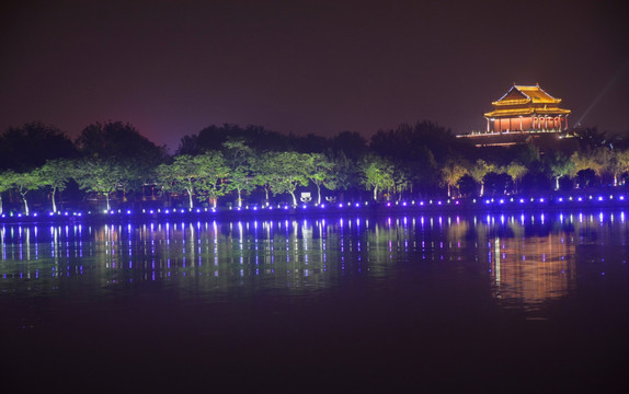 开封龙亭夜景