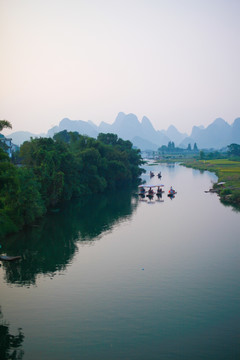 桂林阳朔遇龙河