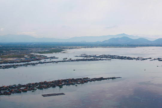 南湾猴岛 海南渔排