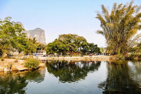 桂林阳朔遇龙河风景