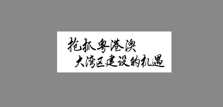 搶抓粵港澳大灣區(qū)