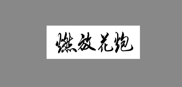 燃放花炮