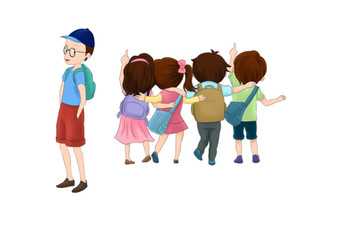 小學生插畫素材