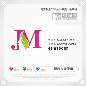 字母JM女性商标