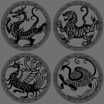 四圣獸圖騰