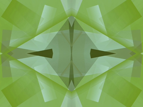 绿色几何抽象拼接面高清矢量背景