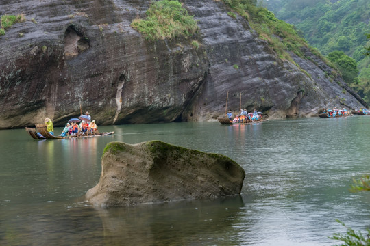 武夷山九曲河漂流