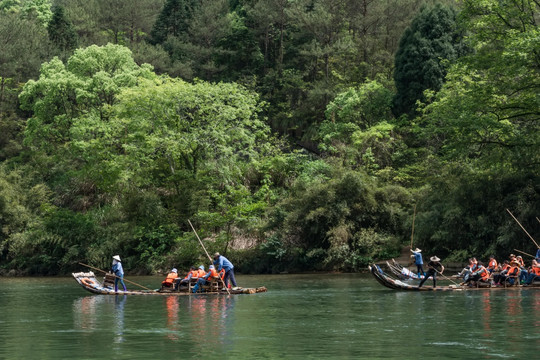 武夷山漂流