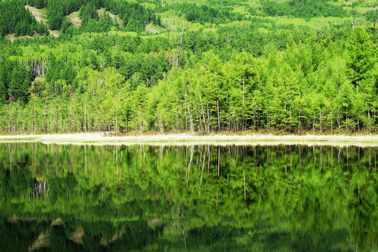 湖光山色