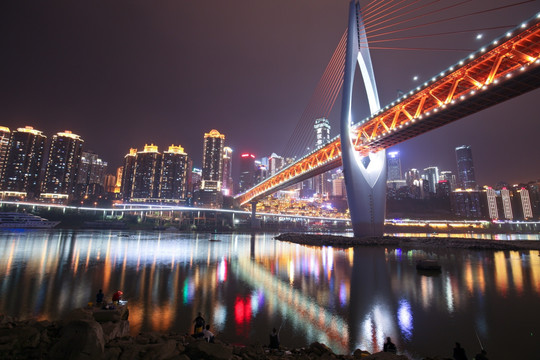 重庆城市夜景 洪崖洞夜景