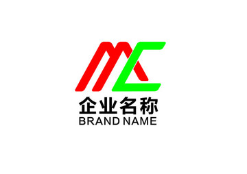 MC字母LOGO设计