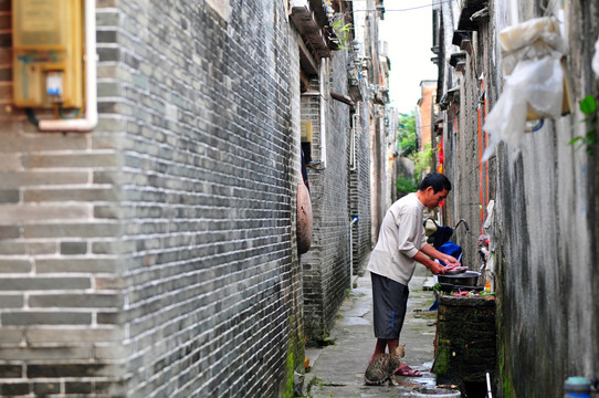 广东民居 古村落 老街老巷