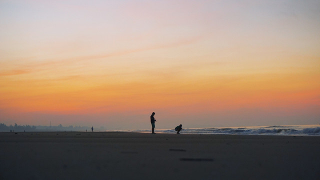 海边的早晨