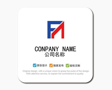 F字母logo 標(biāo)志logo