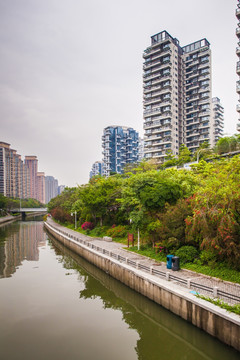 深圳后海中心河景观