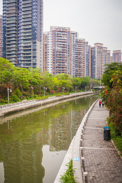 深圳后海中心河景观