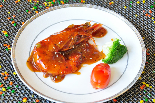 黑椒焗海虾