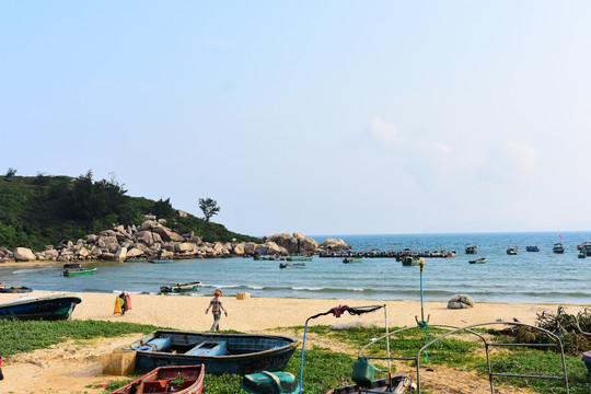 海南岛大花角海景