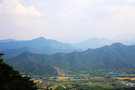 黄山石门峡风光