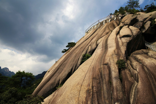 黄山石门峡风光