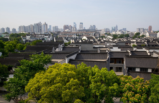 南京中华门 城市远眺