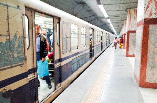 印度地铁站 加尔各答