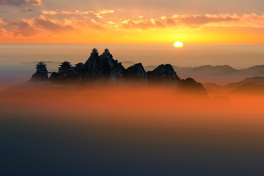 老君山日出