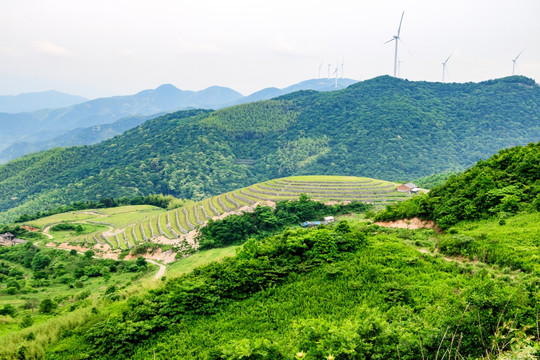 山峰 远山山谷