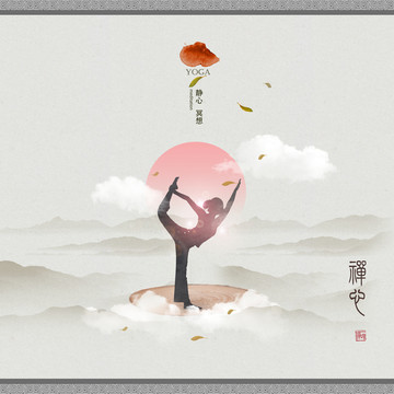 禪意海報