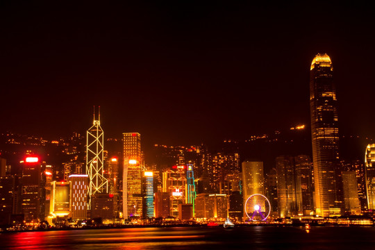 香港 街头 夜景夜色 街头夜景