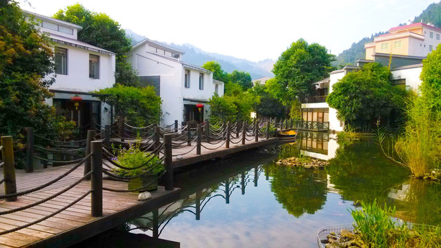 河源热龙温泉度假村 别墅景观