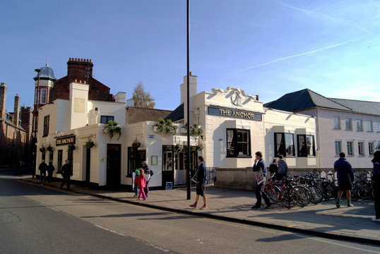 英国 剑桥 大学城 街景 旅游