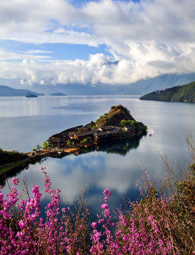 泸沽湖风光