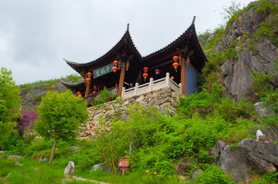 茶马古道银都水乡景区 望鹤亭