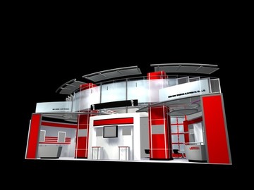展覽展示模型下載