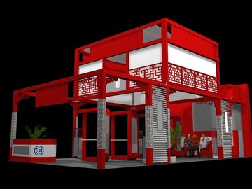 展覽展示模型下載