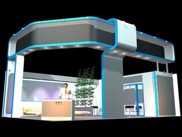 展覽展示模型下載