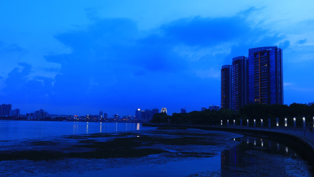 都市夜景 顺德新貌