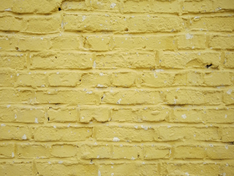 黄砖墙面