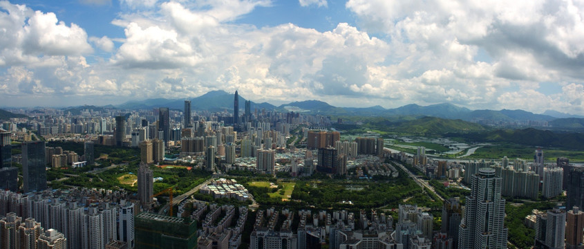 深圳城市风光全景