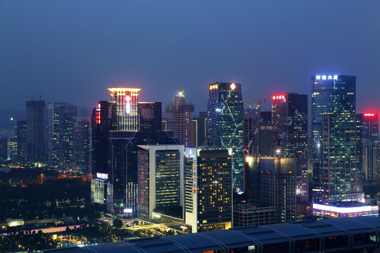 深圳城市风光夜景