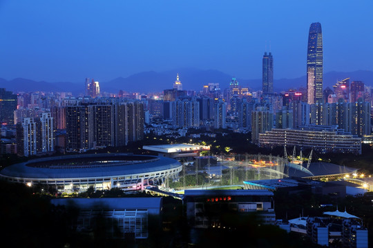 深圳城市风光夜景