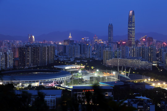 深圳城市风光夜景