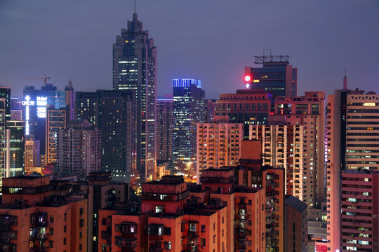 深圳城市风光夜景