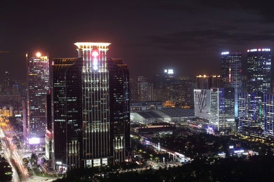 深圳城市风光夜景