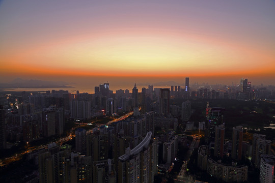 深圳城市风光夜景