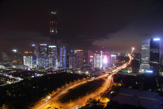 深圳城市风光夜景