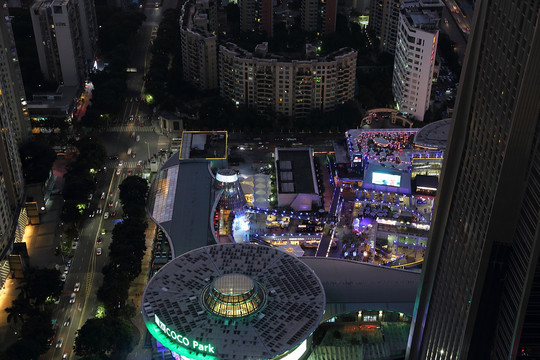 深圳城市风光夜景